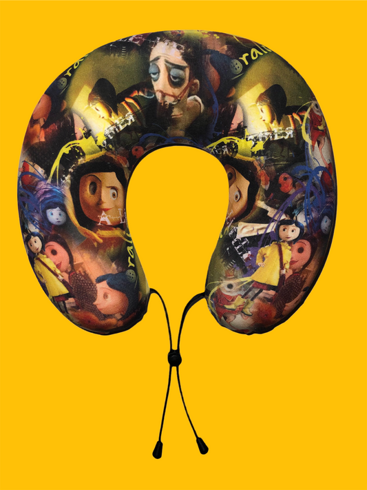 Coraline Airplane Pillow