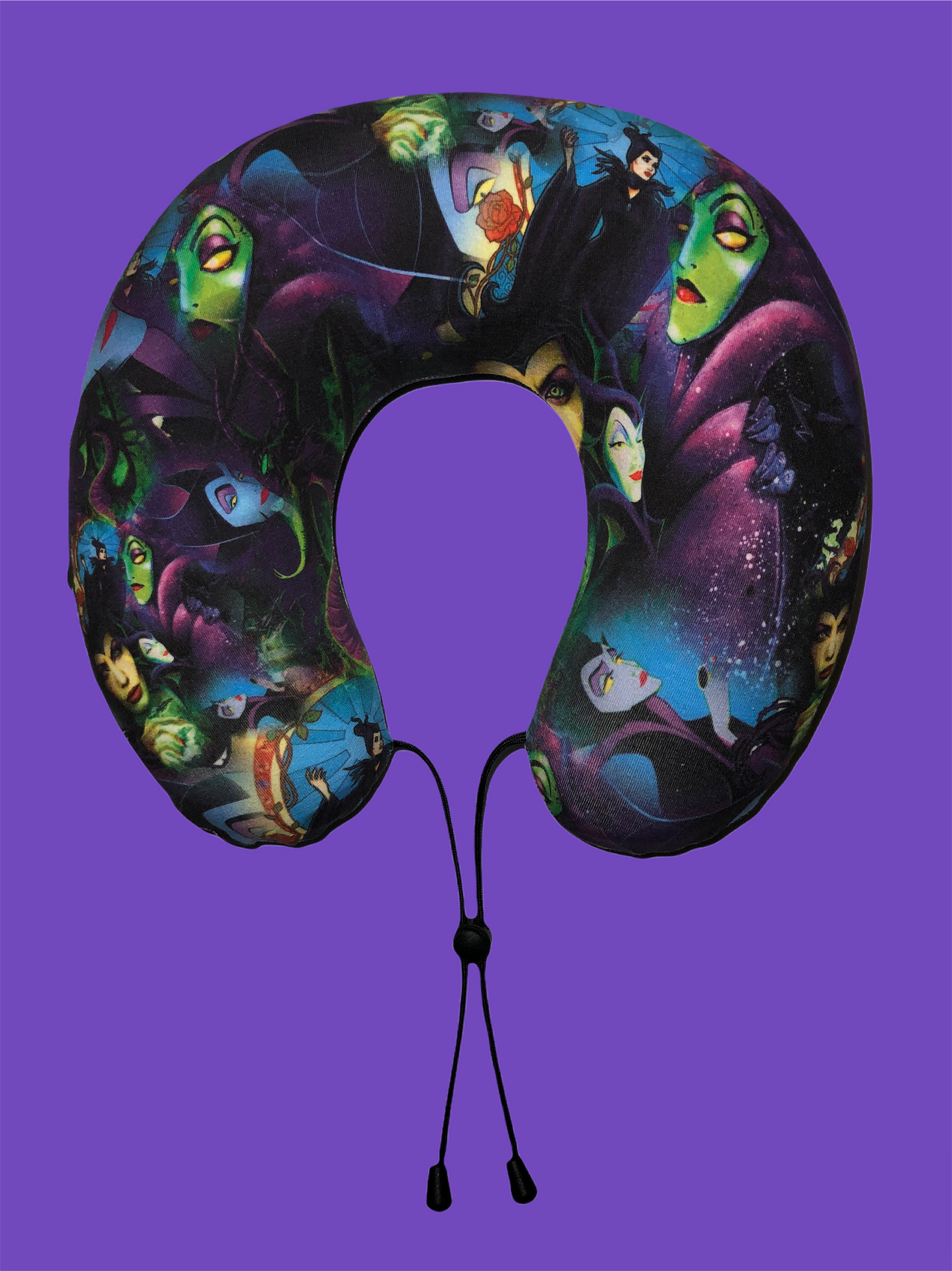 Maleficent Airplane Pillow